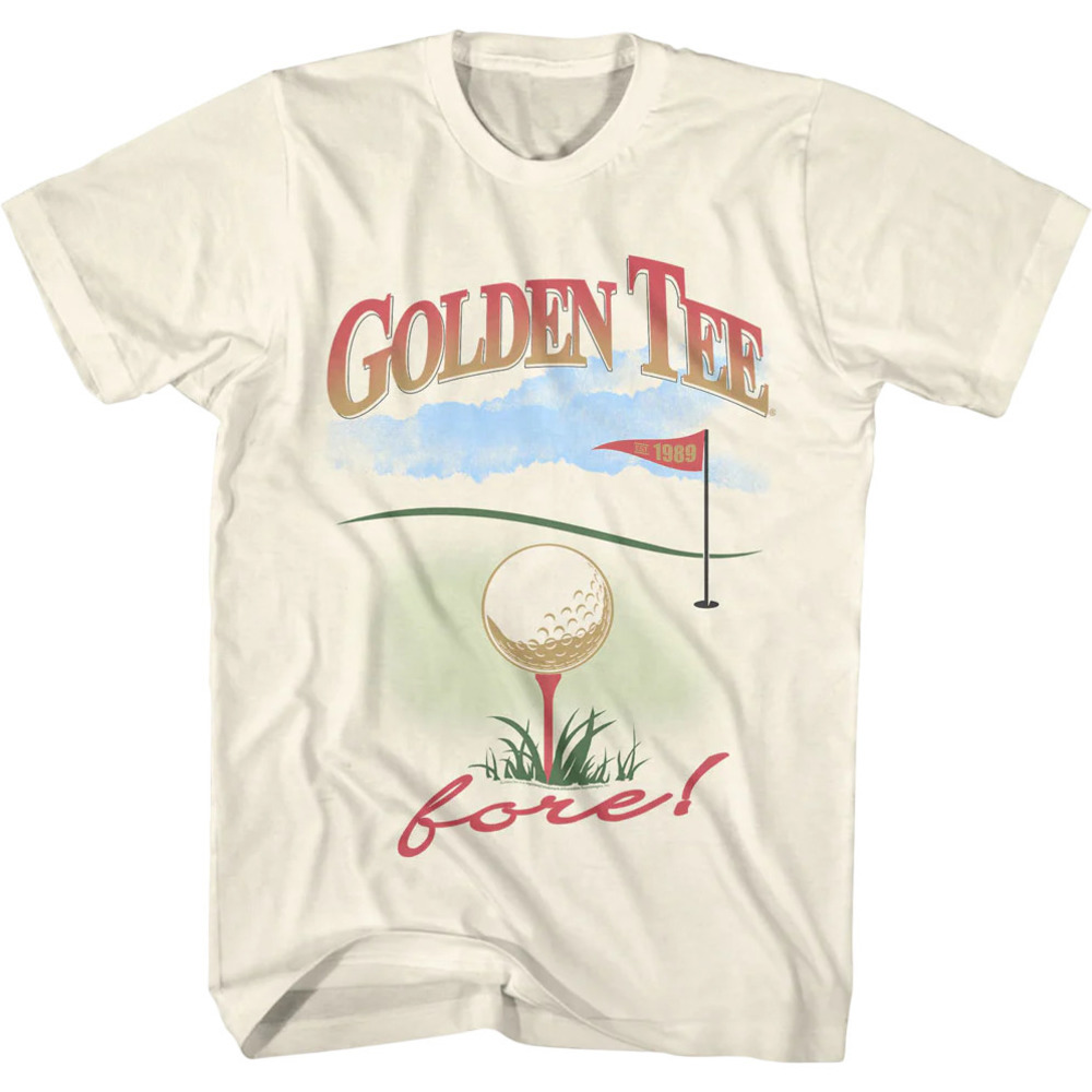Fore Golden Tee Golf Tshirt